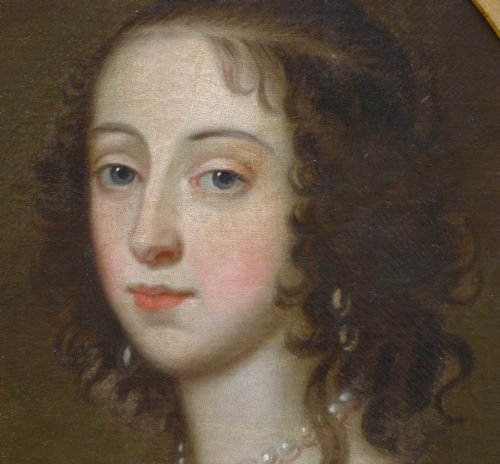 fig 1. SOLD....Portrait of Elizabeth Butler, Countess of Chesterfield(?) c.1660; Circle of Lely.