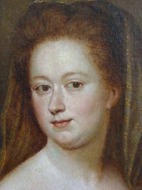 fig 3. Pair of portraits of William and Sarah Yorke c.1680; Circle of John Riley.