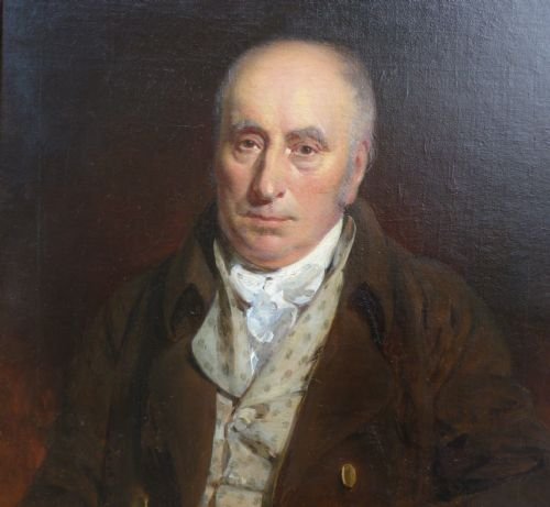 fig 1. SOLD....Portrait of Matthew Brickdale M.P., 1812, by Henry Singleton