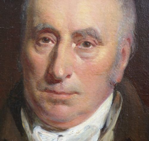 fig 2. SOLD....Portrait of Matthew Brickdale M.P., 1812, by Henry Singleton