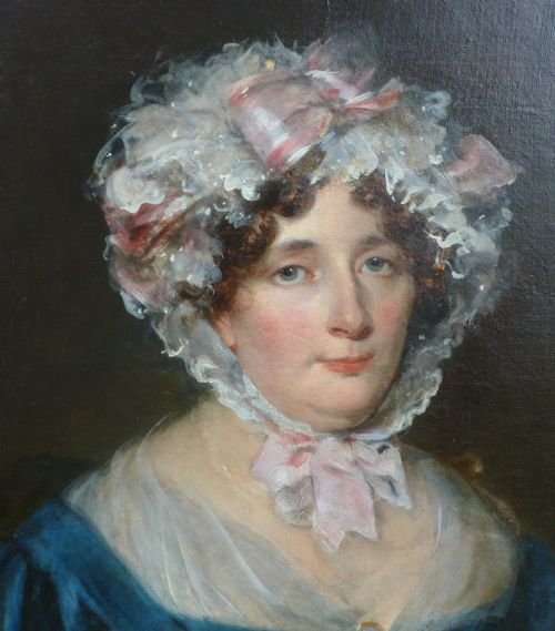 fig 4. SOLD....PAIR OF PORTRAITS OF JOHN AND ANNE BRICKDALE 1814, BY HENRY SINGLETON.