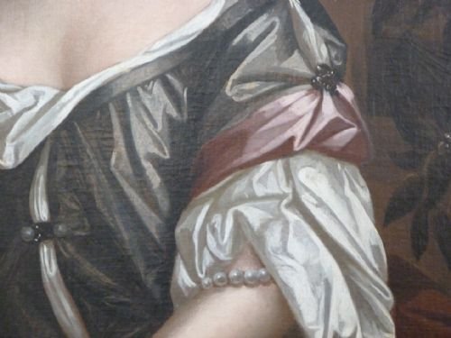 fig 2. SOLD....Portrait of Elizabeth Thorold, later Lady Widdrington; Circle of Sir Peter Lely.