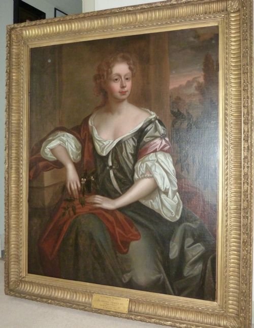 fig 3. SOLD....Portrait of Elizabeth Thorold, later Lady Widdrington; Circle of Sir Peter Lely.