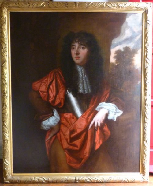 Portrait of William, 9th Earl of Derby(?) C. 1673, by Joseph Buckshorn.