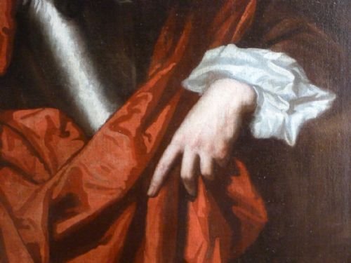 fig 2. Portrait of William, 9th Earl of Derby(?) c. 1673, by Joseph Buckshorn.