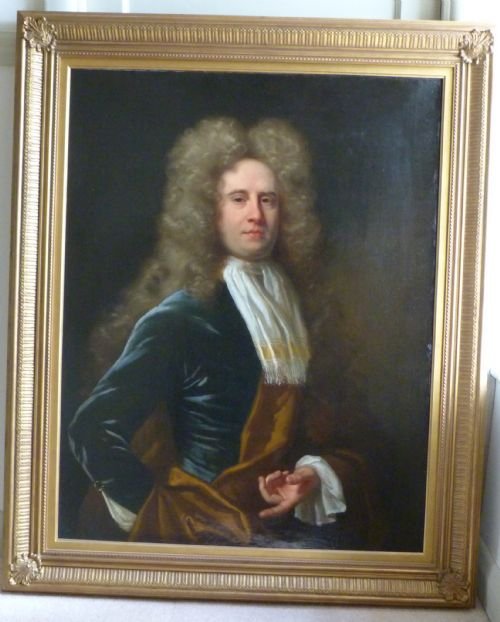 Sold...portrait of a Gentleman C.1685; Attributed to John Kerseboom
