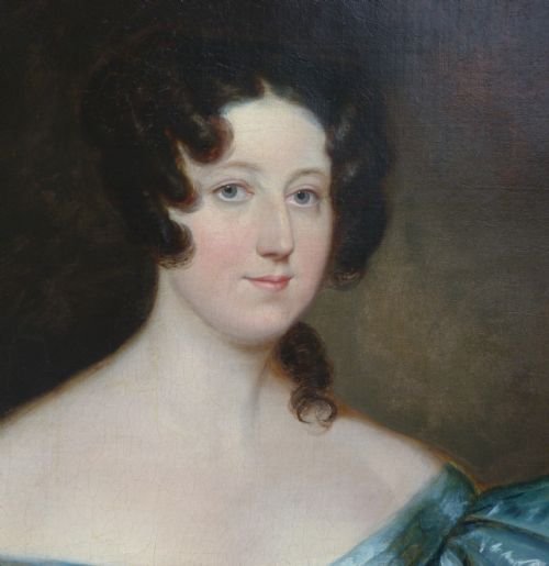 fig 1. SOLD....Portrait of a Lady c.1830; English School