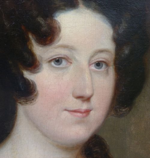 fig 2. SOLD....Portrait of a Lady c.1830; English School