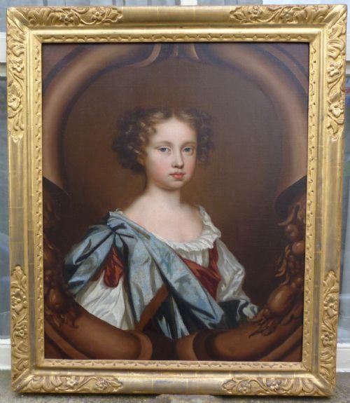 Portrait of a Young Girl C.1675; by Mary Beale