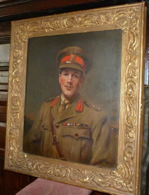 fig 1. SOLD....Portrait of an Officer 1917, by Leon Sprinck