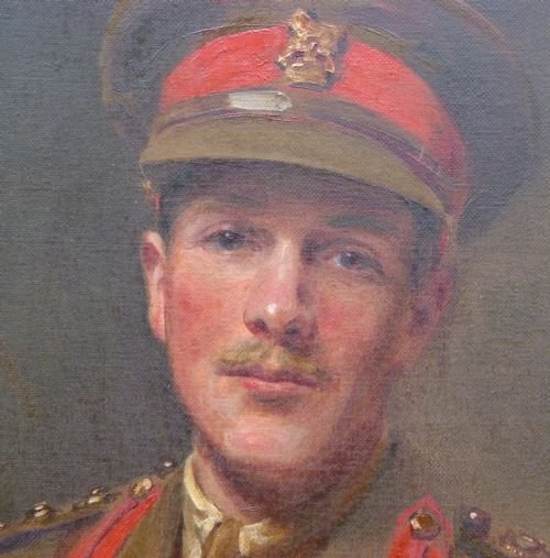 fig 2. SOLD....Portrait of an Officer 1917, by Leon Sprinck