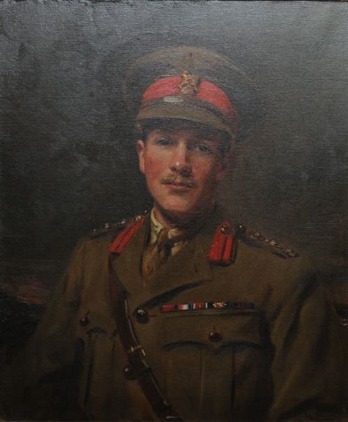 Sold....portrait of an Officer 1917, by Leon Sprinck