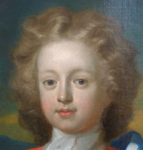 fig 2. SOLD....Portrait of James Stuart (?) called The Old Pretender, 1695, by William Sonmans