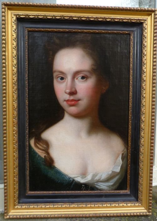 Sold....portrait of a Young Lady C.1695; Attributed to John Closterman.