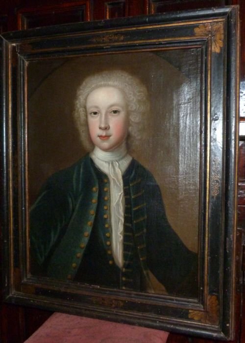 fig 1. SOLD....Portrait of a Boy of the Douglas Family,c.1725; Scottish School.