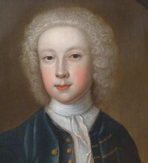 fig 2. SOLD....Portrait of a Boy of the Douglas Family,c.1725; Scottish School.