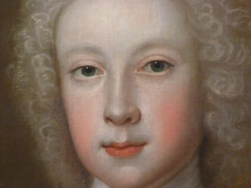 fig 3. SOLD....Portrait of a Boy of the Douglas Family,c.1725; Scottish School.