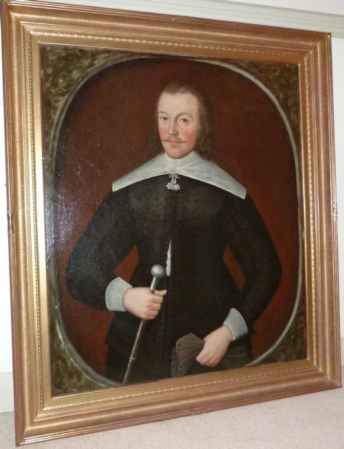 fig 1. Portrait of a Gentleman c.1640; Follower of Cornelius Johnson