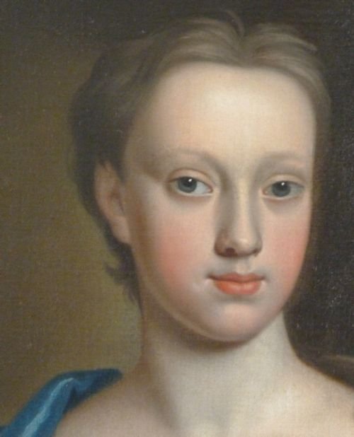 fig 1. SOLD....Portrait of a Young Lady c.1730; Attributed to Joseph Highmore
