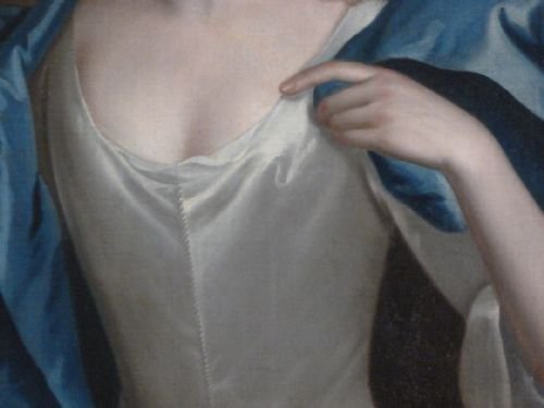 fig 3. SOLD....Portrait of a Young Lady c.1730; Attributed to Joseph Highmore