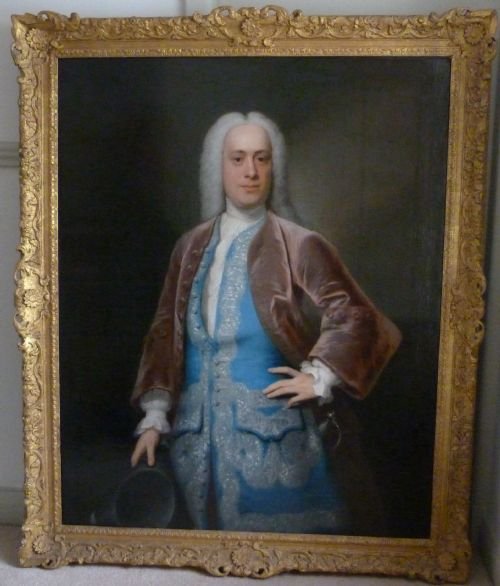 fig 1. Portrait of Thomas Wright 1739: by John Theodore Heins.