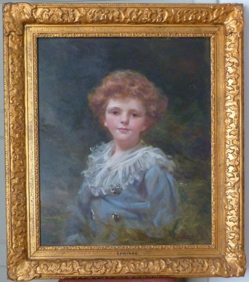 Portrait of Christian De Beauvoir De Lisle 1916, by Leon Sprinck