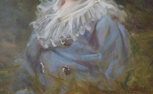 fig 4. Portrait of Christian de Beauvoir de Lisle 1916, by Leon Sprinck