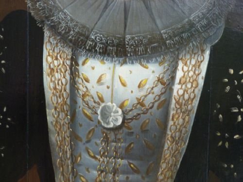 fig 2. Portrait of a Young Noblewoman 1611; Follower of Van Mierevelt.
