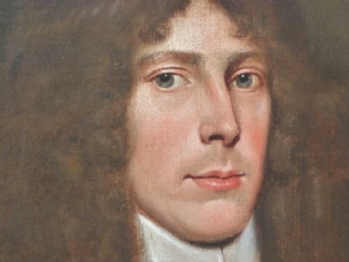 fig 2. SOLD......Portrait of a Gentleman 1663; English School.