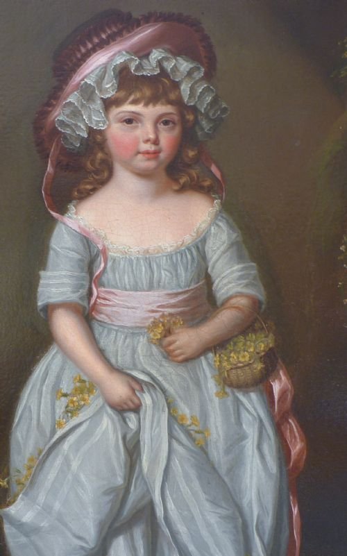 fig 1. SOLD....Portrait of Miss Harriet Tatnall
