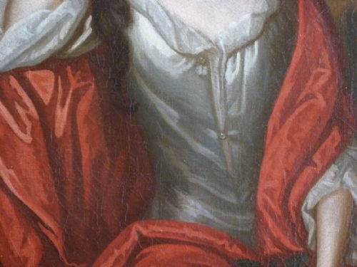 fig 2. SOLD....Portrait of a Lady c.1720; Follower of Kneller.