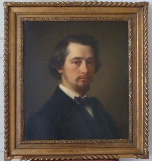 Sold.......self Portrait 1859 by David Simonson.