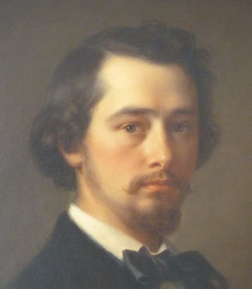 fig 1. SOLD.......Self Portrait 1859 by David Simonson.