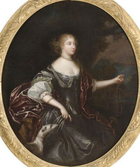 Sold.....portrait of a Lady C.1675; Circle of Henri Gascar.