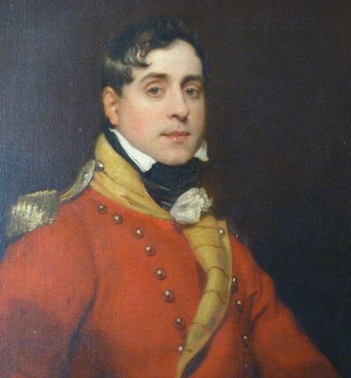 fig 1. SOLD....Portrait of Captain Stewart 1814; by Thomas Phillips R.A.