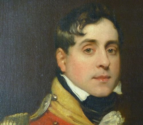 fig 2. SOLD....Portrait of Captain Stewart 1814; by Thomas Phillips R.A.