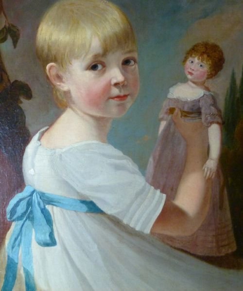 fig 2. SOLD....Triple Portrait of Sisters c. 1795/1805; Circle of Hoppner