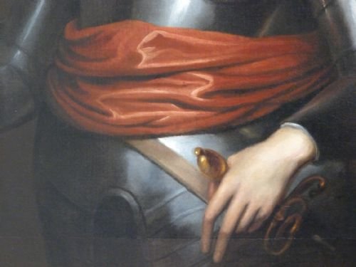 fig 3. SOLD....Portrait of Sir Michael Earnley (Ernle) c.1640; Attributed to Adriaen Hanneman