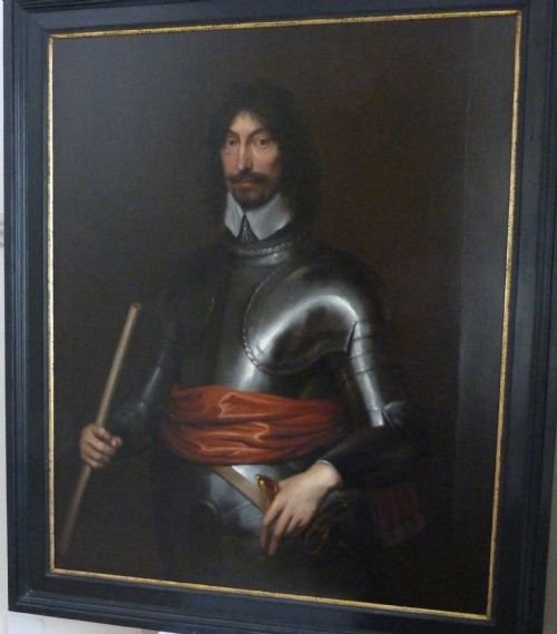 fig 4. SOLD....Portrait of Sir Michael Earnley (Ernle) c.1640; Attributed to Adriaen Hanneman
