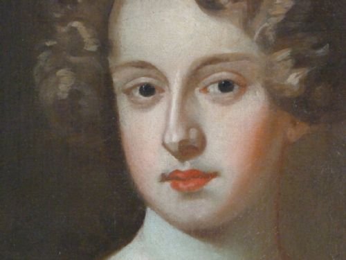 fig 2. Portrait of a Lady of the Popham family c.1670; Circle of Wissing.