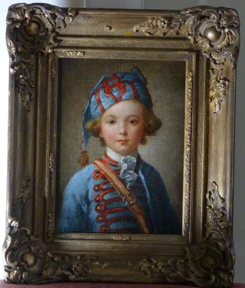 Sold......portrait of a Young Boy C.1750; Studio or Circle of Antoine Pesne.