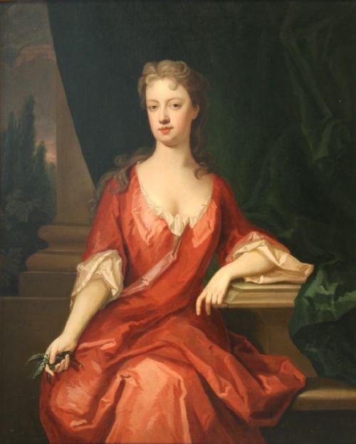 Sold....portrait of Elizabeth Seymour, Duchess of Somerset (?) C.1710: Circle of Dahl.