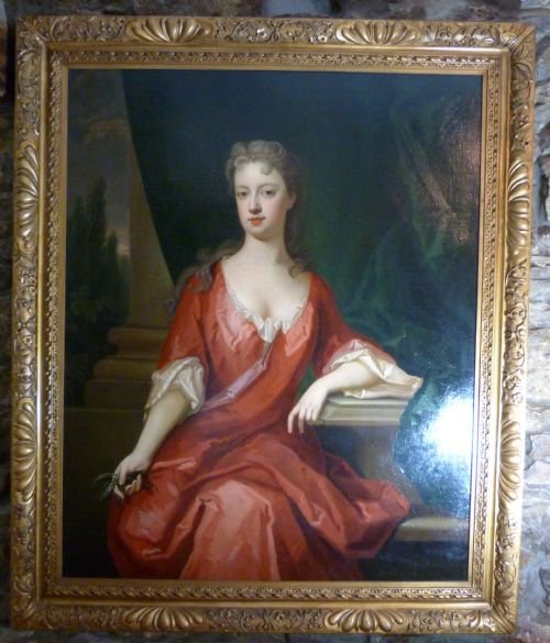fig 1. SOLD....Portrait of Elizabeth Seymour, Duchess of Somerset (?) c.1710: Circle of Dahl.