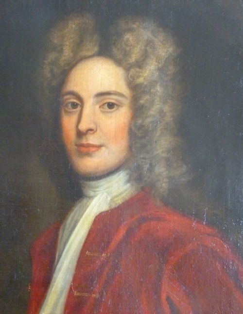 fig 1. SOLD....Portrait of a Gentleman c.1715; Follower of Kneller