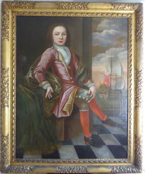 Sold....portrait of a Gentleman of the  Pett or Rolt Family C.1680; English School.