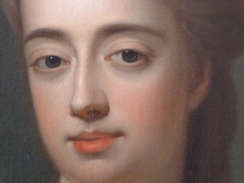 fig 2. SOLD....Portrait of a lady in Blue c.1710; Circle of Kneller.