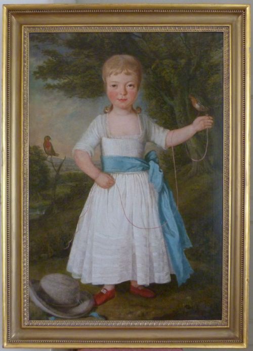 Sold....portrait of a Young Girl C.1775 - 1790; English School.
