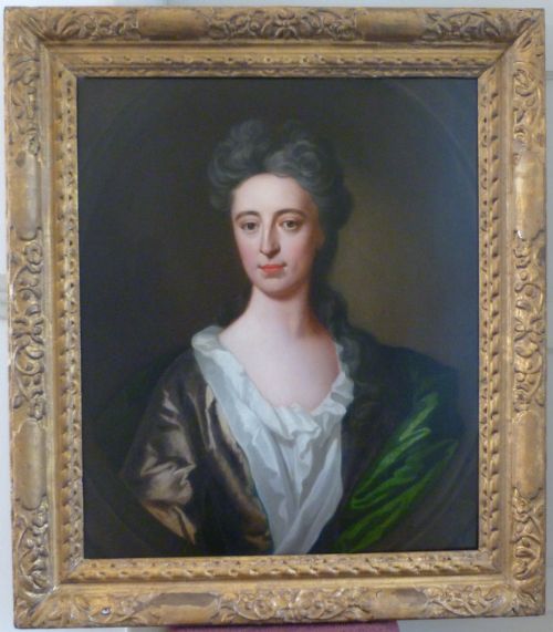 Portrait of Mrs. Walford C.1710; Attributed to Charles Jervas.