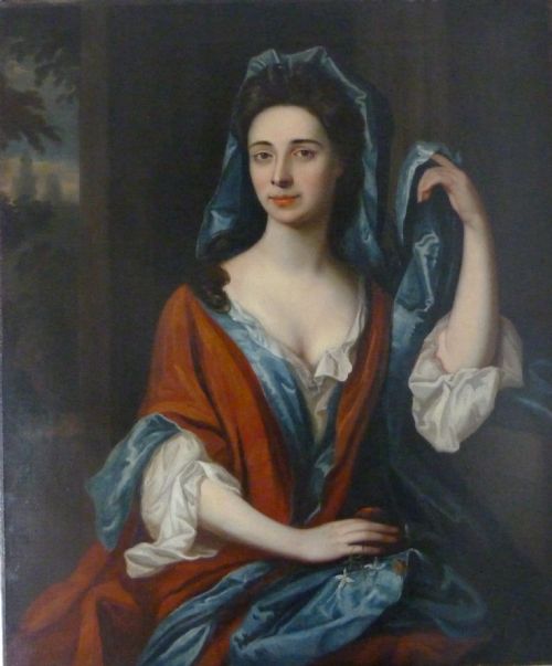 Sold....portrait of Eleanor Preston C.1700; Studio or Circle of James Maubert
