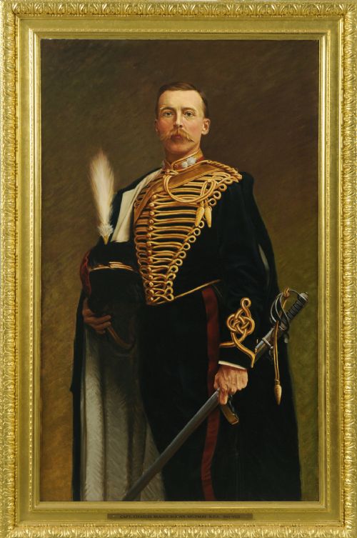 Sold....portrait of Capt. Charles Beague St.john Mildmay C.1885; English School.